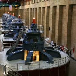 Hydroelectric,Power,Generators,At,Hoover,Dam