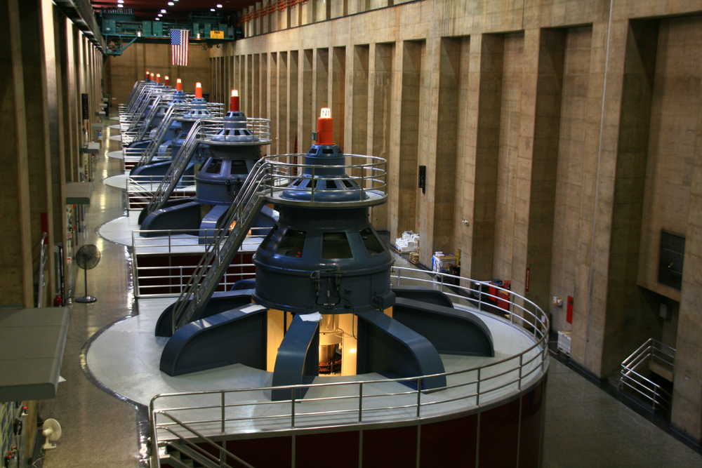 Hydroelectric,Power,Generators,At,Hoover,Dam